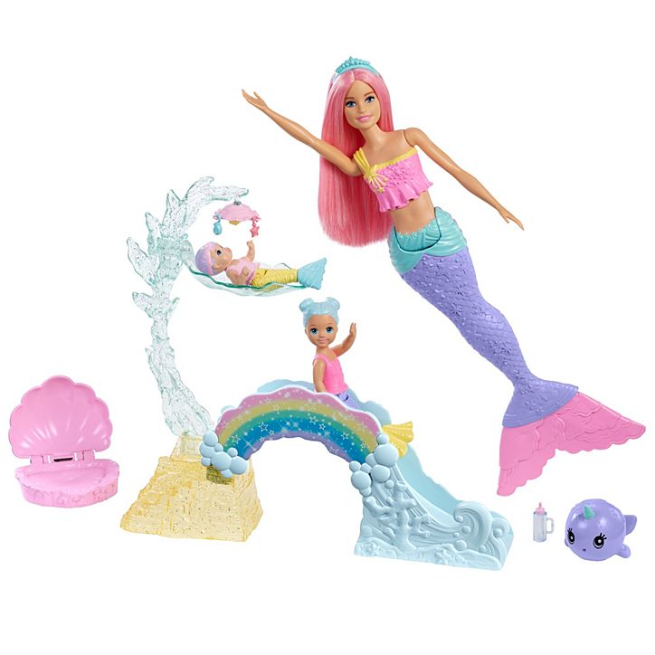 Image 1/4 BARBIE Dreamtopia Mermaid Nursery Playset-FXT25