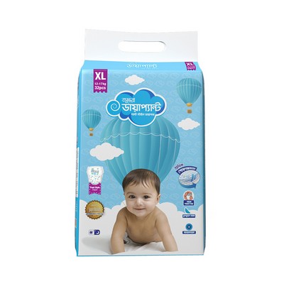 Bashundhara Diapant Baby Diaper XL (12-17kg) - 32 pcs