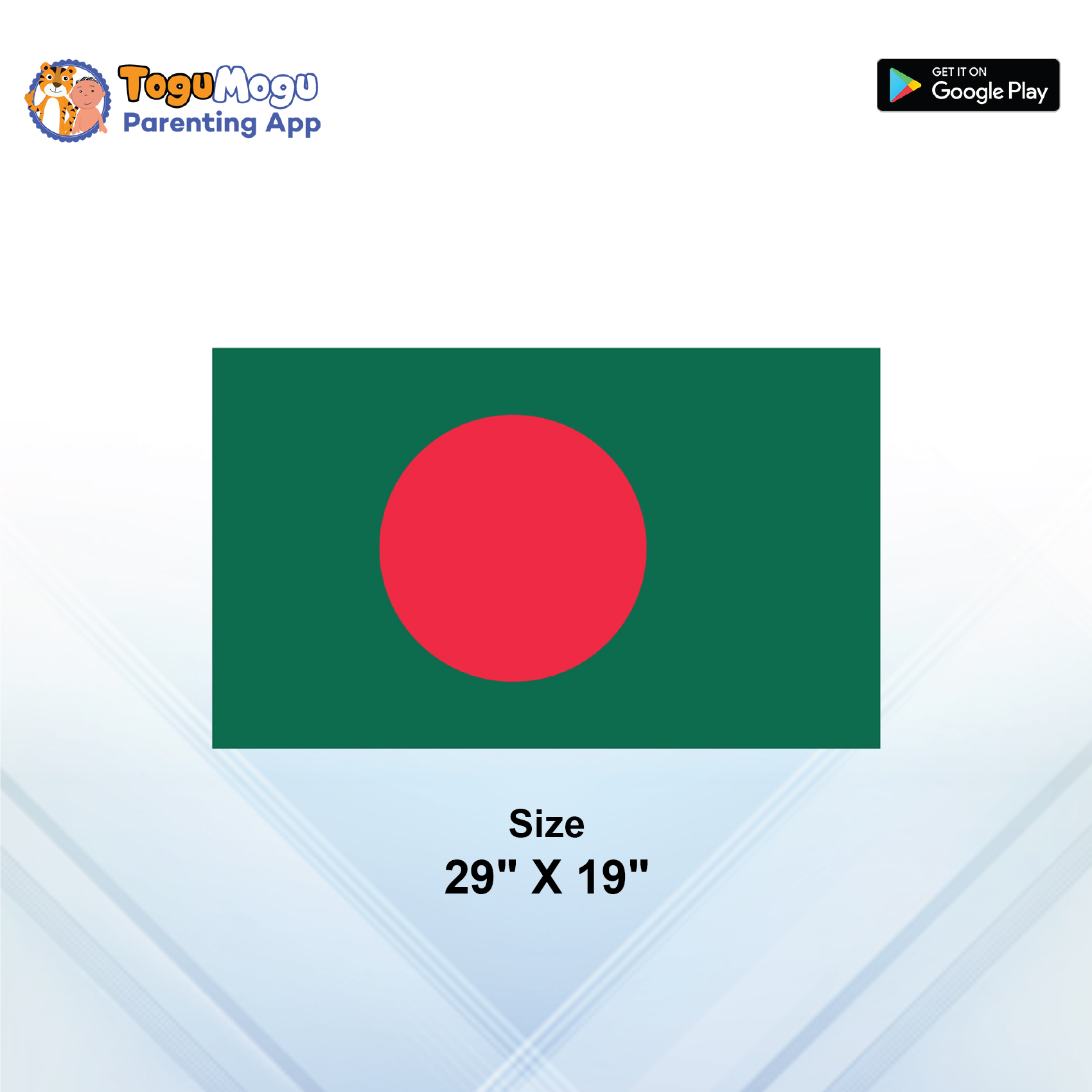Image 1/4 Bangladesh National Flag - BDF2919