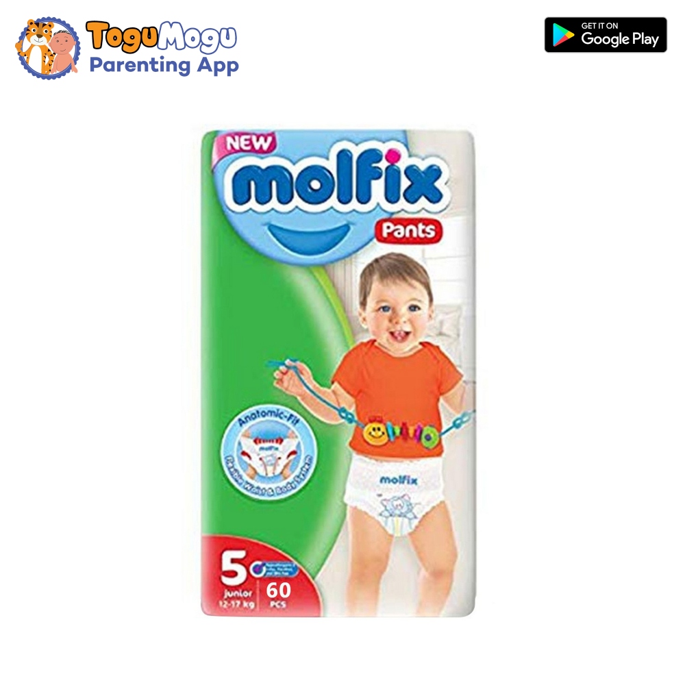 MOLFIX Pants Diaper SUPER ADVANCE Junior 12-17kg 60 pcs