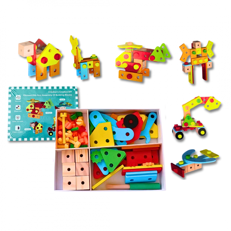 Disassemble & Assemble DIY Building Blocks