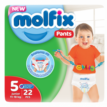 Image 1/3 Molfix Twin pants junior 12-17kg 22pcs