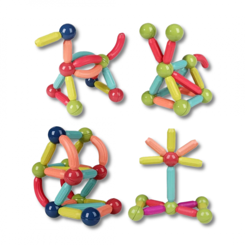 Magnetic Balls & Rods DIY Toy