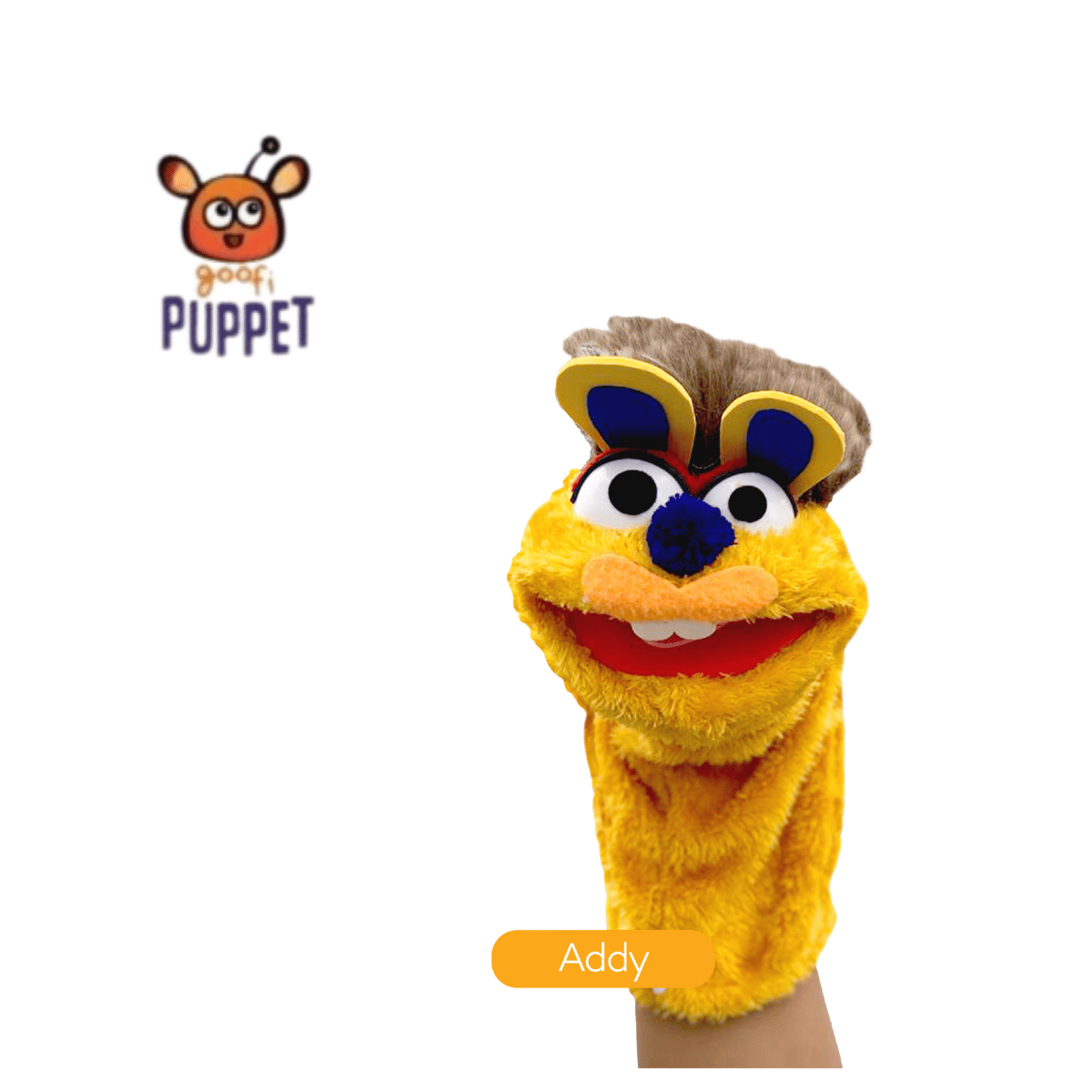 Goofi Hand Puppet – Yellow Bunny