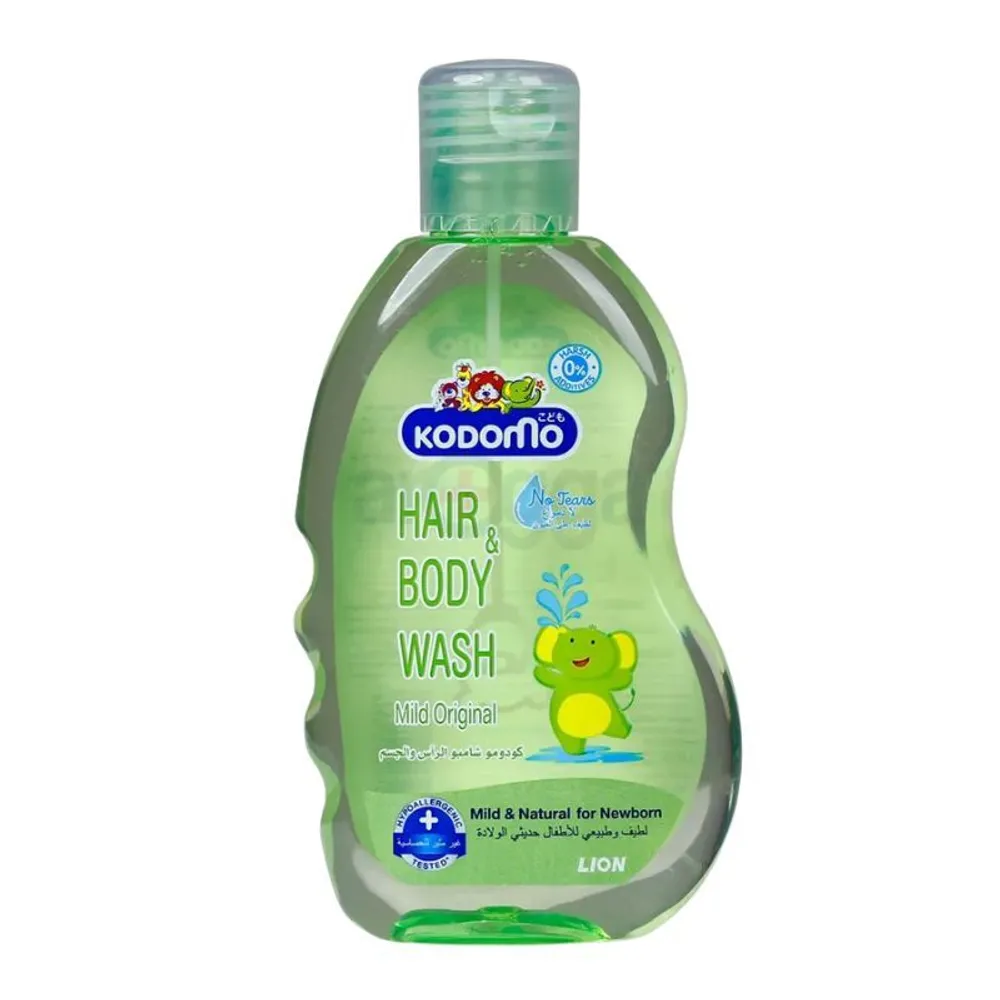 Kodomo Baby Hair & Body Wash 200ml (Mild Original)
