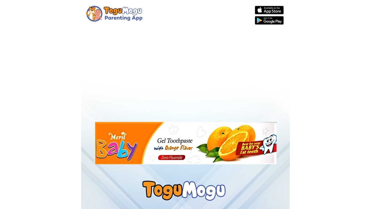 Meril Baby Gel Toothpaste (Orange) 45gm ToguMogu