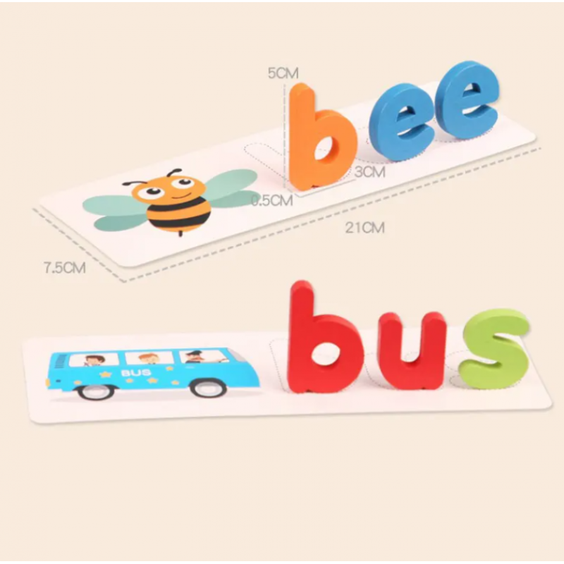 Wooden Spelling Game