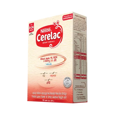 CERELAC Stage 2 Apple Cherry 350gm BIB