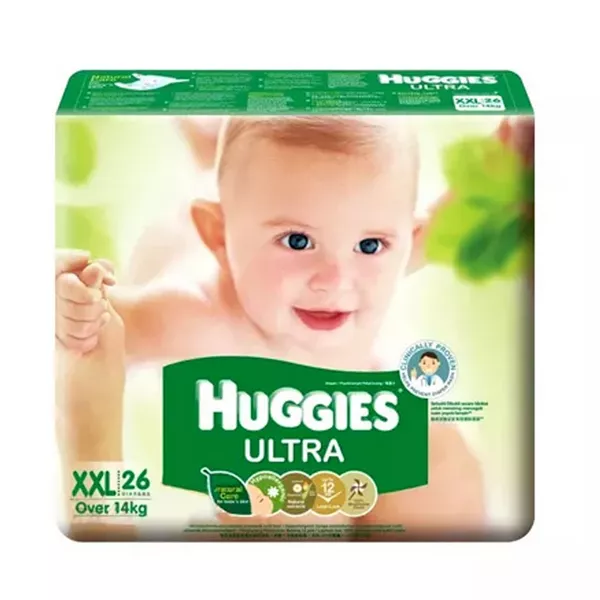 Image 1/2 Huggies Baby Diaper Ultra Belt XXL Over 14 kg 26s