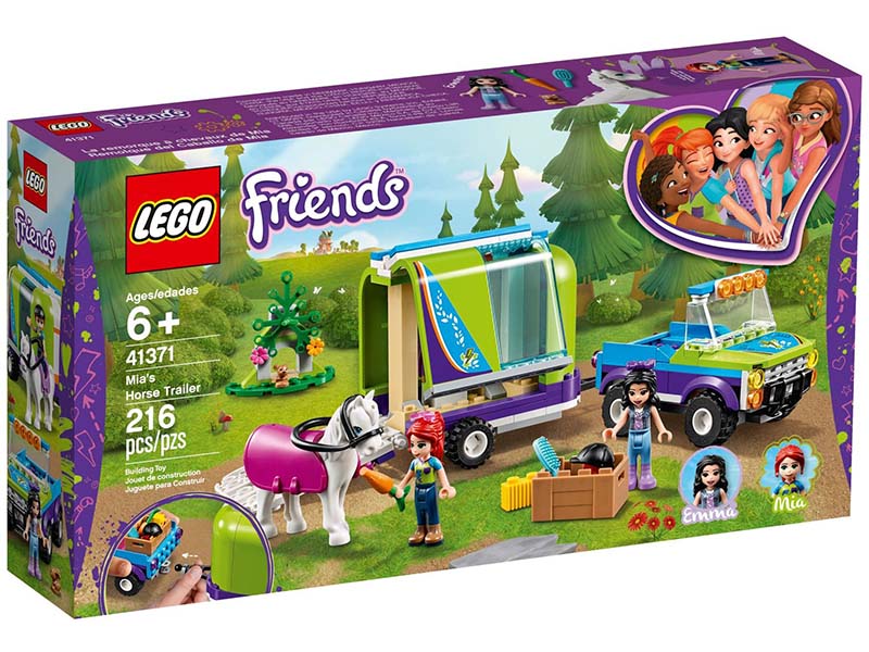 mia's horse trailer lego
