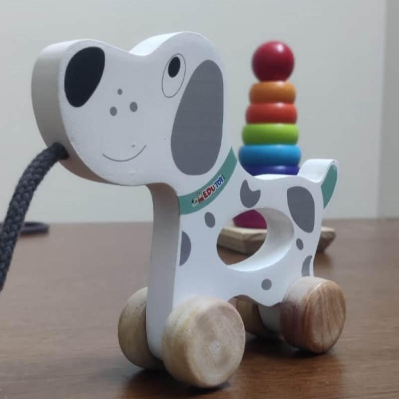 Toggi- A Wooden Pulling Dog