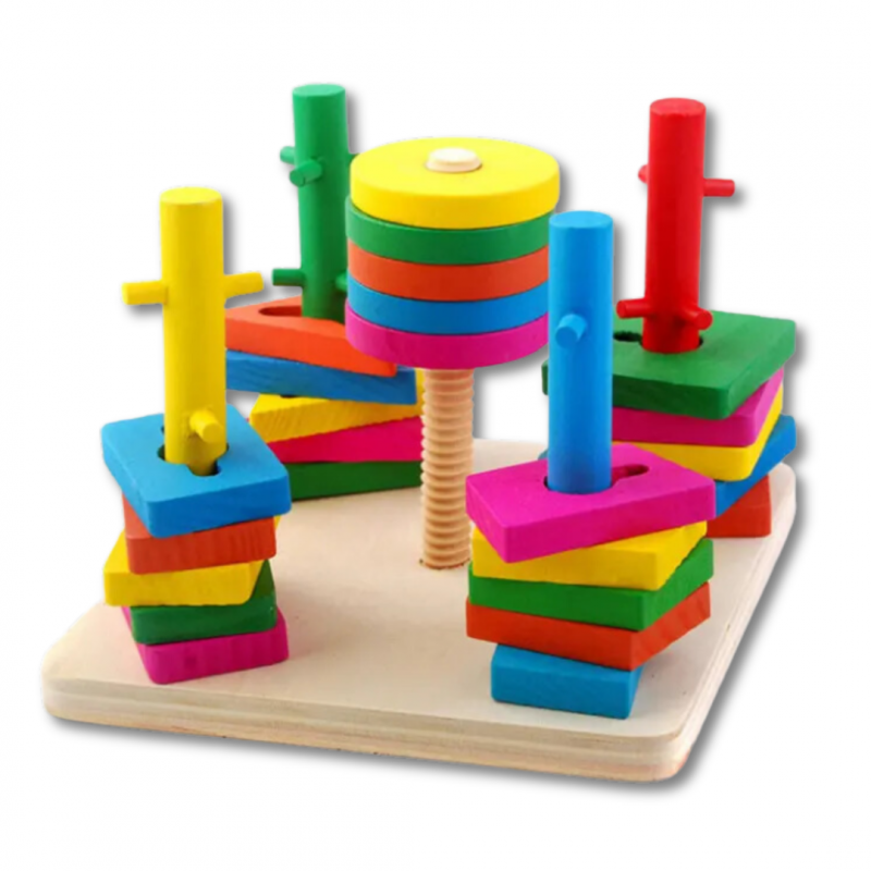 5 Sets of Column Building Block