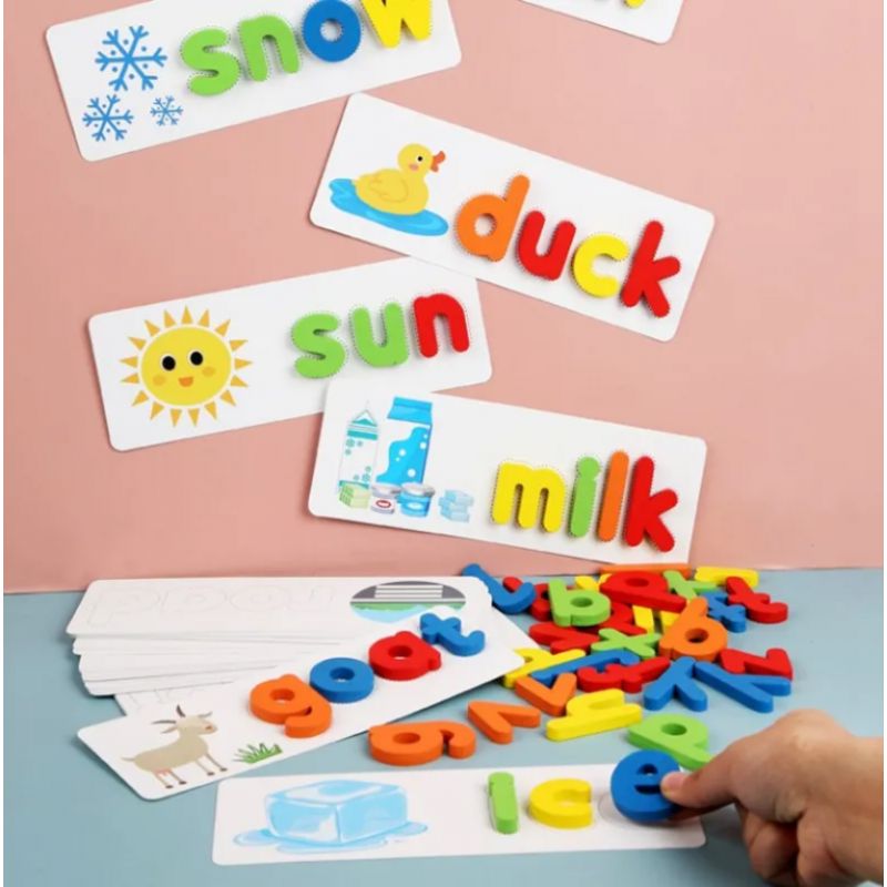 Wooden Spelling Game