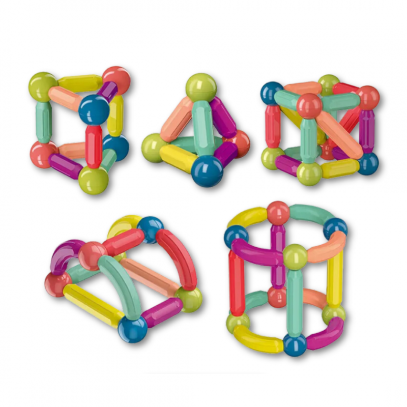 Magnetic Balls & Rods DIY Toy